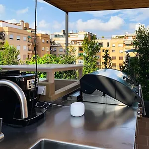 Incredible 2br Penthouse With Urban Rooftop Garden , Barcelona Spain